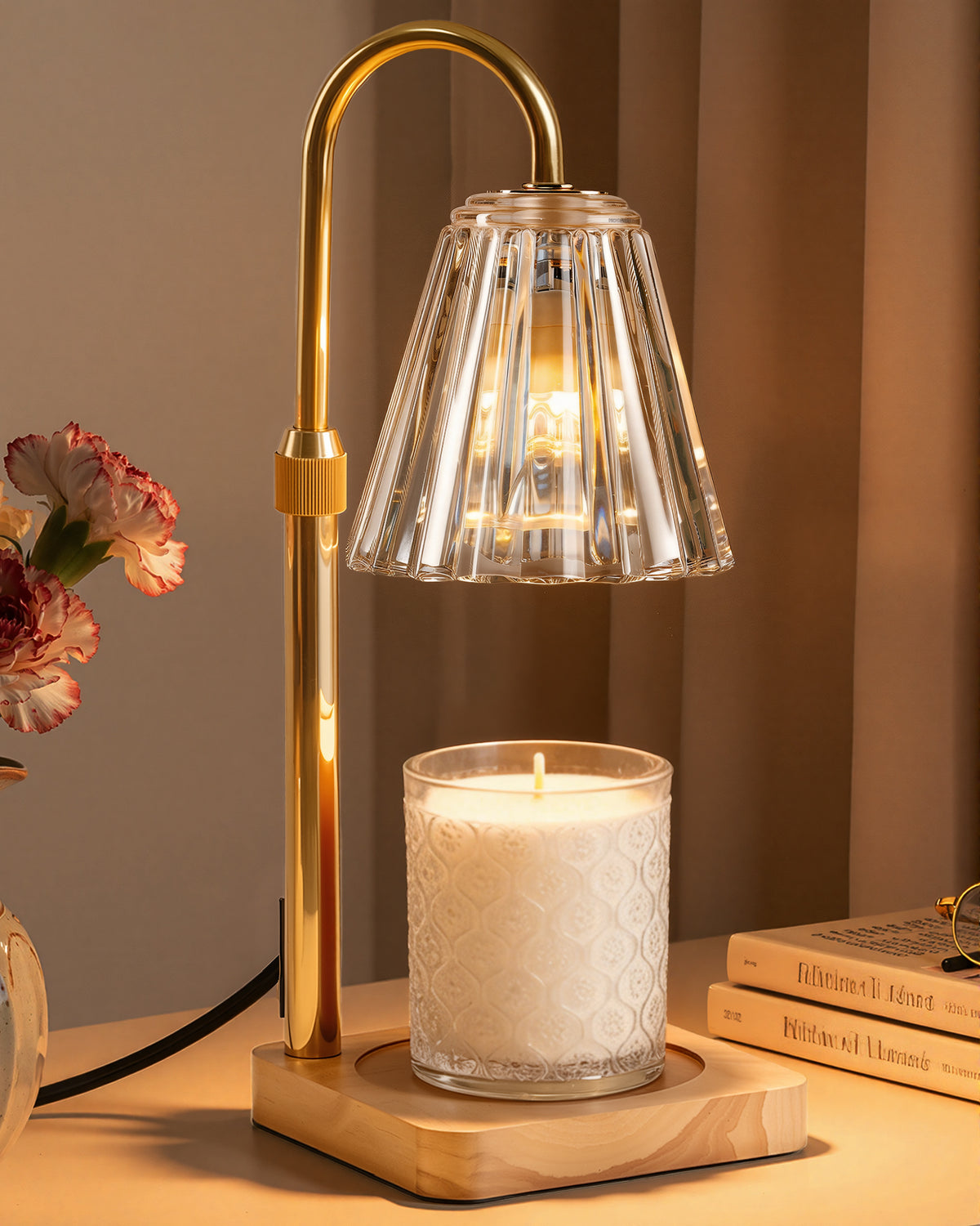 Illustrative candle warmer lamp image from www.marycele.com; exact product model not independently verified